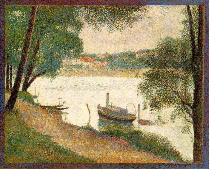 Georges Seurat Gray weather, Grande Jatte,